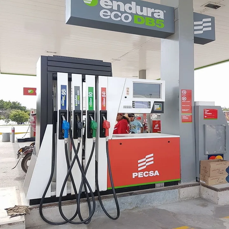 
2A Combo 8 nozzle Dispenser 2 LPG nozzle & 6 fuel nozzle with motor galvanized case best quality for LPG Fuel filling station 