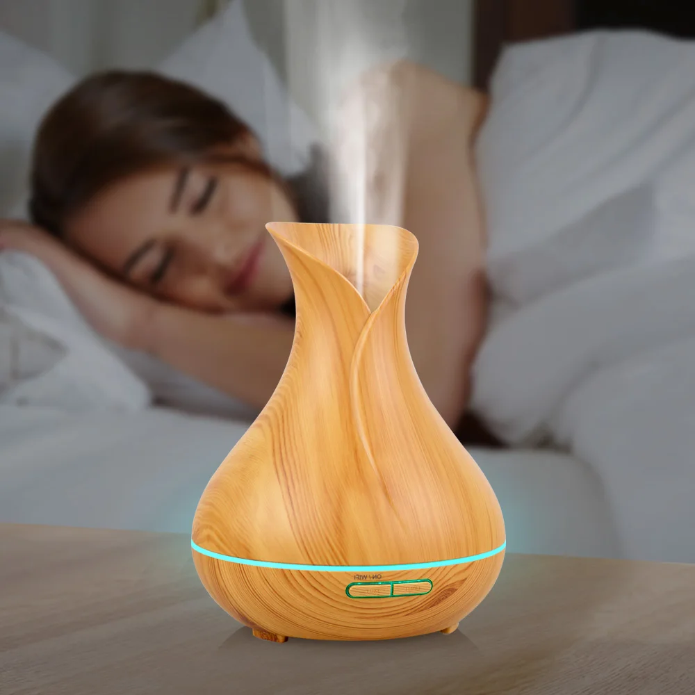 Dituo Smart WIFI version 7Color LED Ultrasonic Aroma Humidifier 400ML fragrance aromatherapy Scent commercial natural diffuser