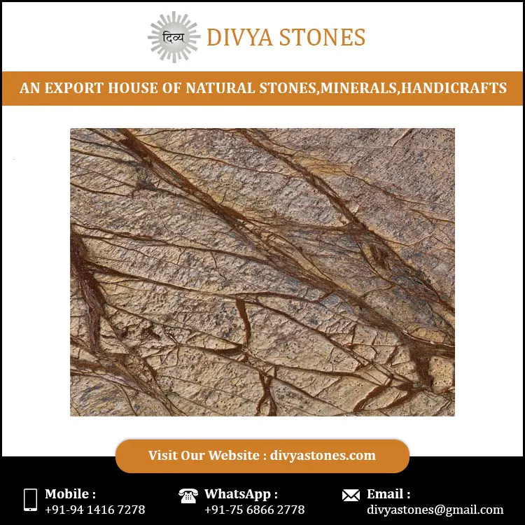 
Indian Manufacture Best Rain Forest Brown Antique Marble Tiles At Wholesale Price From India 