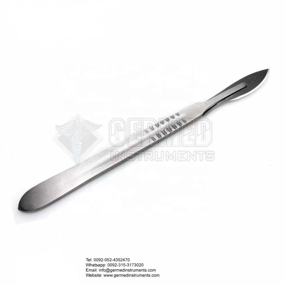 Scalpel Handle With Scale / Scalpel Handle #3 / Stainless Steel Scalpel Handle No 4 By Germed Enterprises