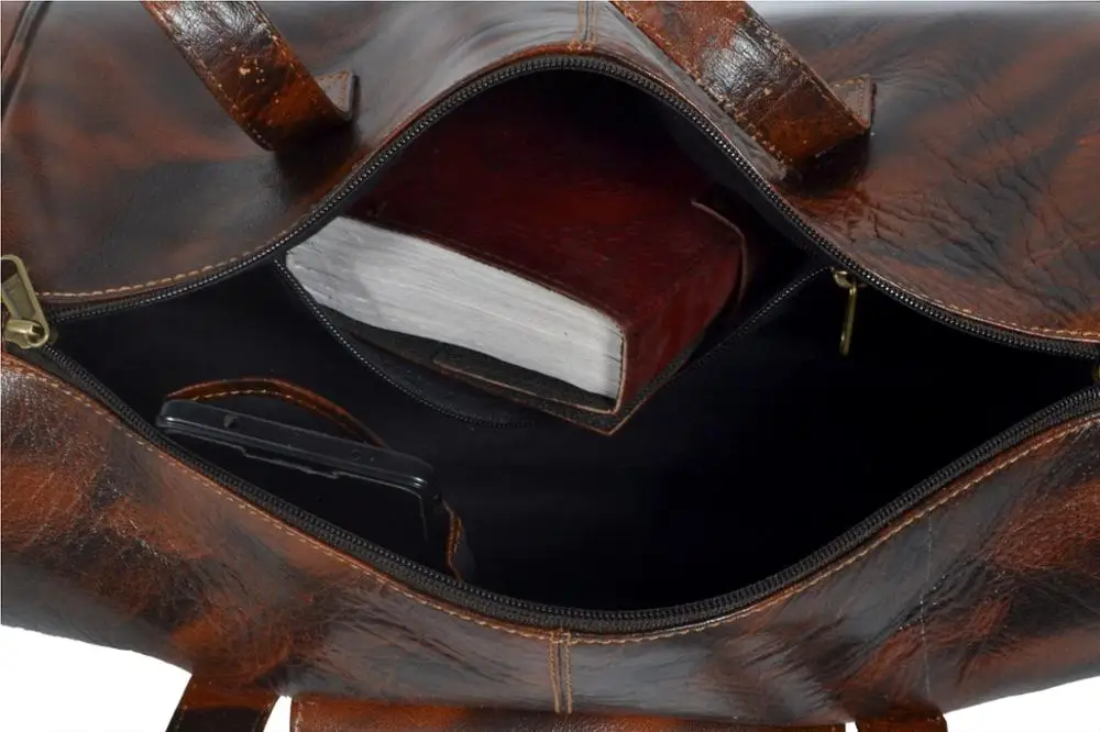 Genuine Leather Duffel Bag For Man And Woman Garment Bag best carry on Luggage Your Shoes  In Real Leather Bag For Unisex