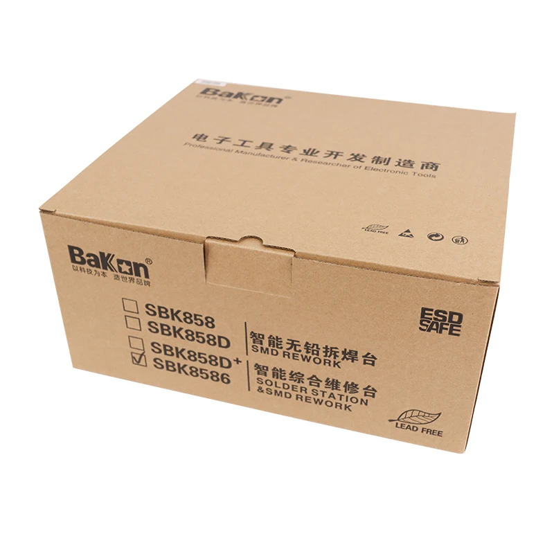  Bakon SBK8586 цифровой тепловой пистолет держатель паяльника паяльная станция с источником