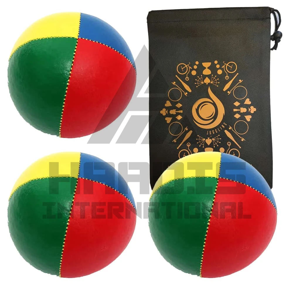 high Quality OEM Design Playing Jiggling Balls Super Quality Synthetic Hacky Sacks Kick Balls Juggling Balls