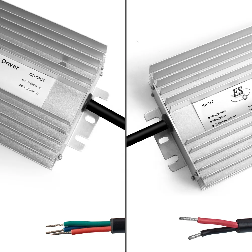 24v 16.7A 301 - 400W 90-264V Es постоянное напряжение без мерцания водонепроницаемый Ip67