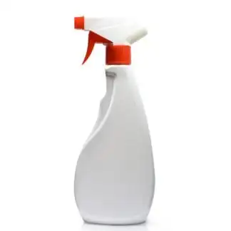 500ml 750ml 1000ml White Plastic HDPE Packaging Spray Bottles Liquid Detergent Bottles With Trigger Sprayer Cleaning Containers