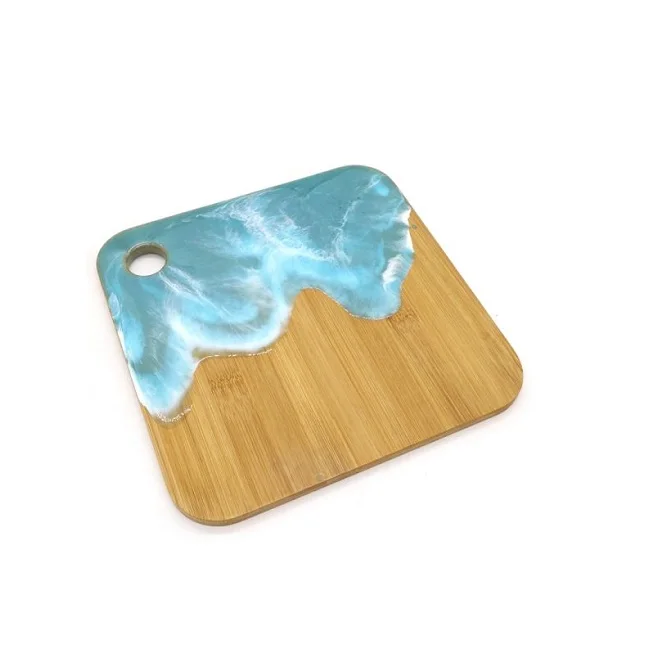  Подвесная полимерная доска для измельчения ресторанов кухни кейтеринга Разделочные Блоки измельчителя полосатые эмалированные блоки мясника