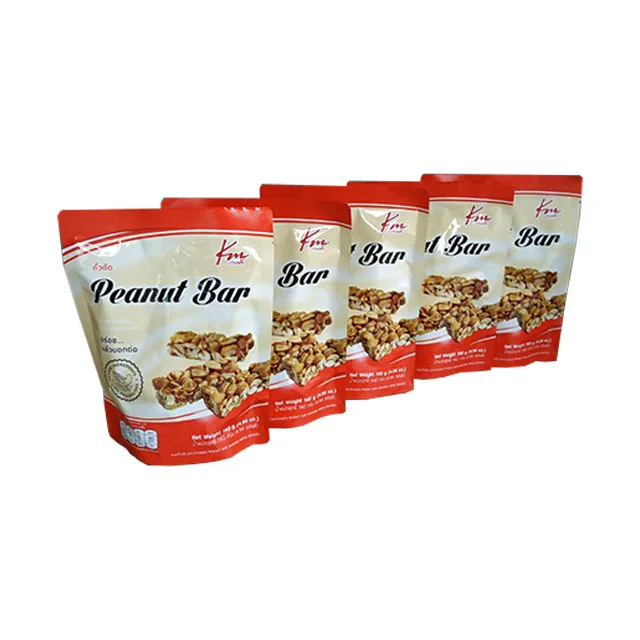 Искусственный арахис сладость ломтевая гранола покрытая карамельным сиропом приносит пользу Таиланду