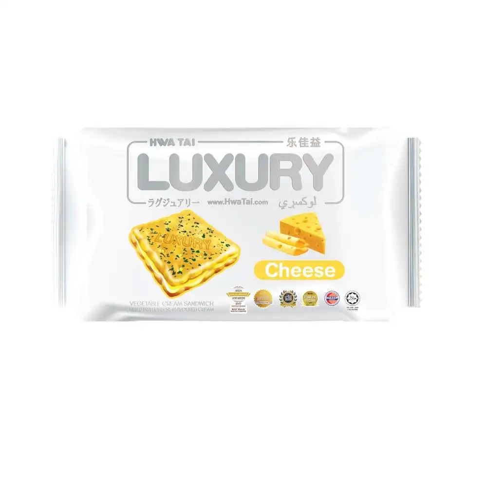 Hwa Tai Luxury Cream Sandwich Cheese    20g Cheese Sandwich Biscuits