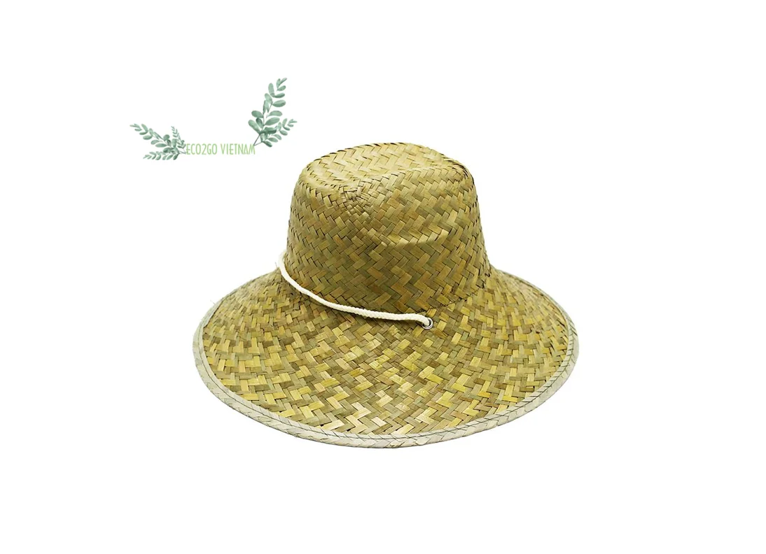 High Quality Design Fashion Wholesale Summer Spring Natural Straw Hats Custom Patch Sun-Proof Outdoor Straw Beach Hat