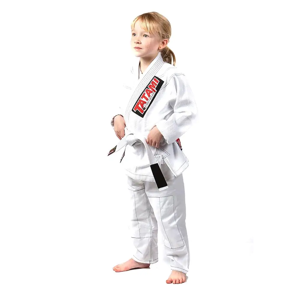 OEM GIRLS Kids WHITE Brazilian Gi Pearl Wears BJJ kimonos High Quality Custom Made BJJ Girls | Super Quality Jiu Jitsu Gi