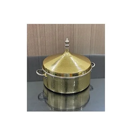 Набор из 3 лучших дизайнов, Индивидуальный размер, твердая латунь, подача пищи, горячий горшок для отеля и ресторана