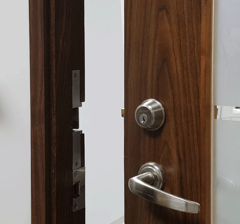 
Fail Secured Type Electric Strike Pair with dead bolt mechanical lock 