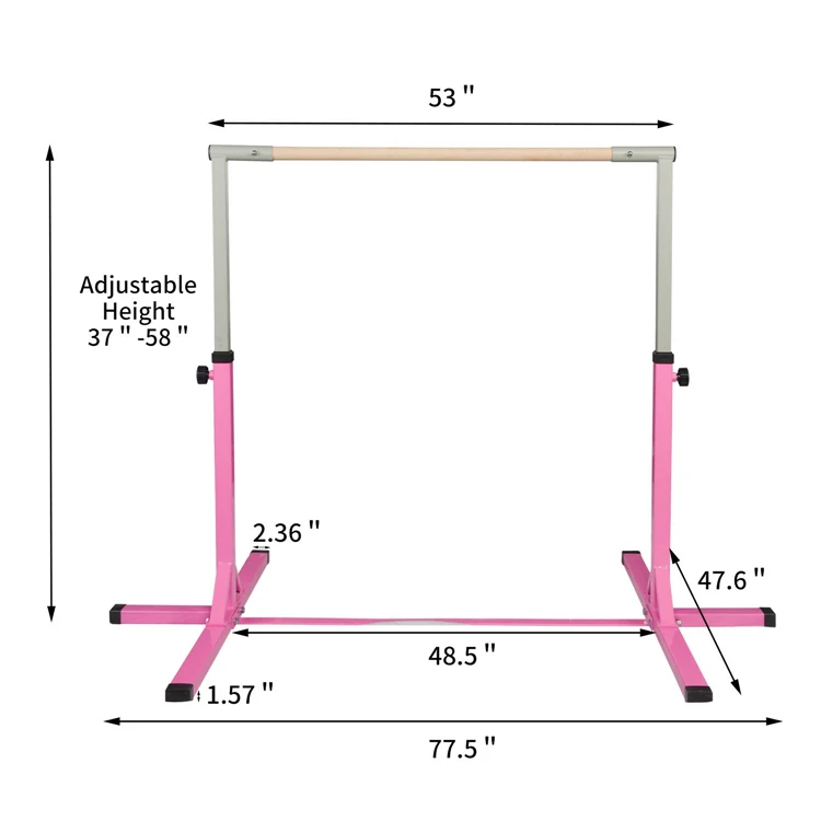 Factory Outlet  Gym Training horizontal bars  Indoor adjustable Horizontal Bar