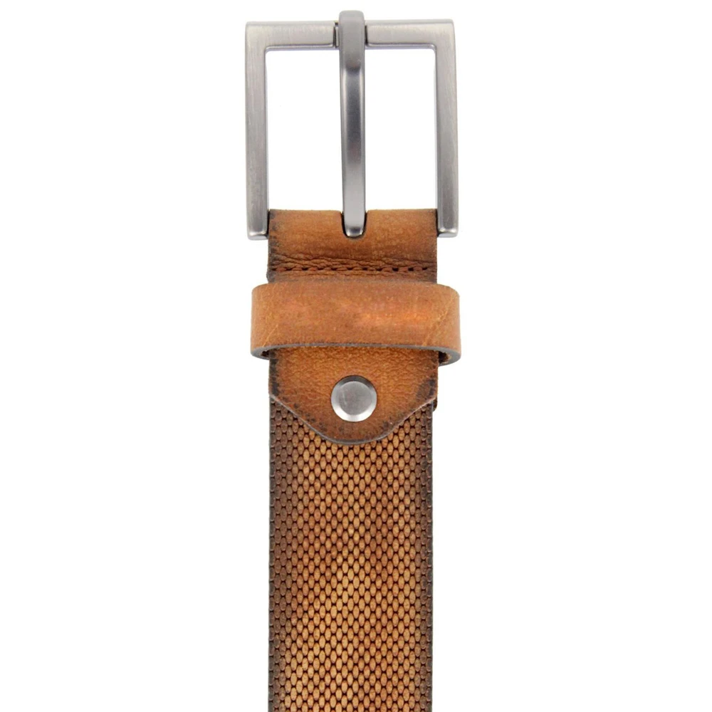 Super quality Brown color new style Genuine cow hide Leather belt for men Low price USA