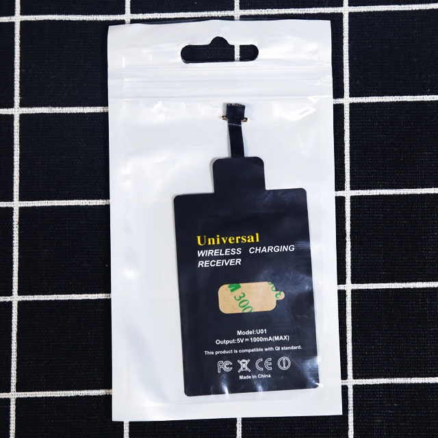 
Settpower fast Charging Qi Wireless Charger Receiver Charging Adapter Receptor for Android Type C phone 