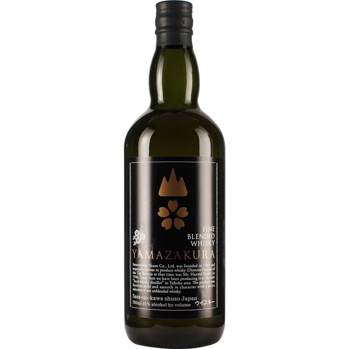 High Quality 700ml Gift Premium Distilled Blended Malt Yamazakura Black Label deluxe blended whisky Origin From Japan