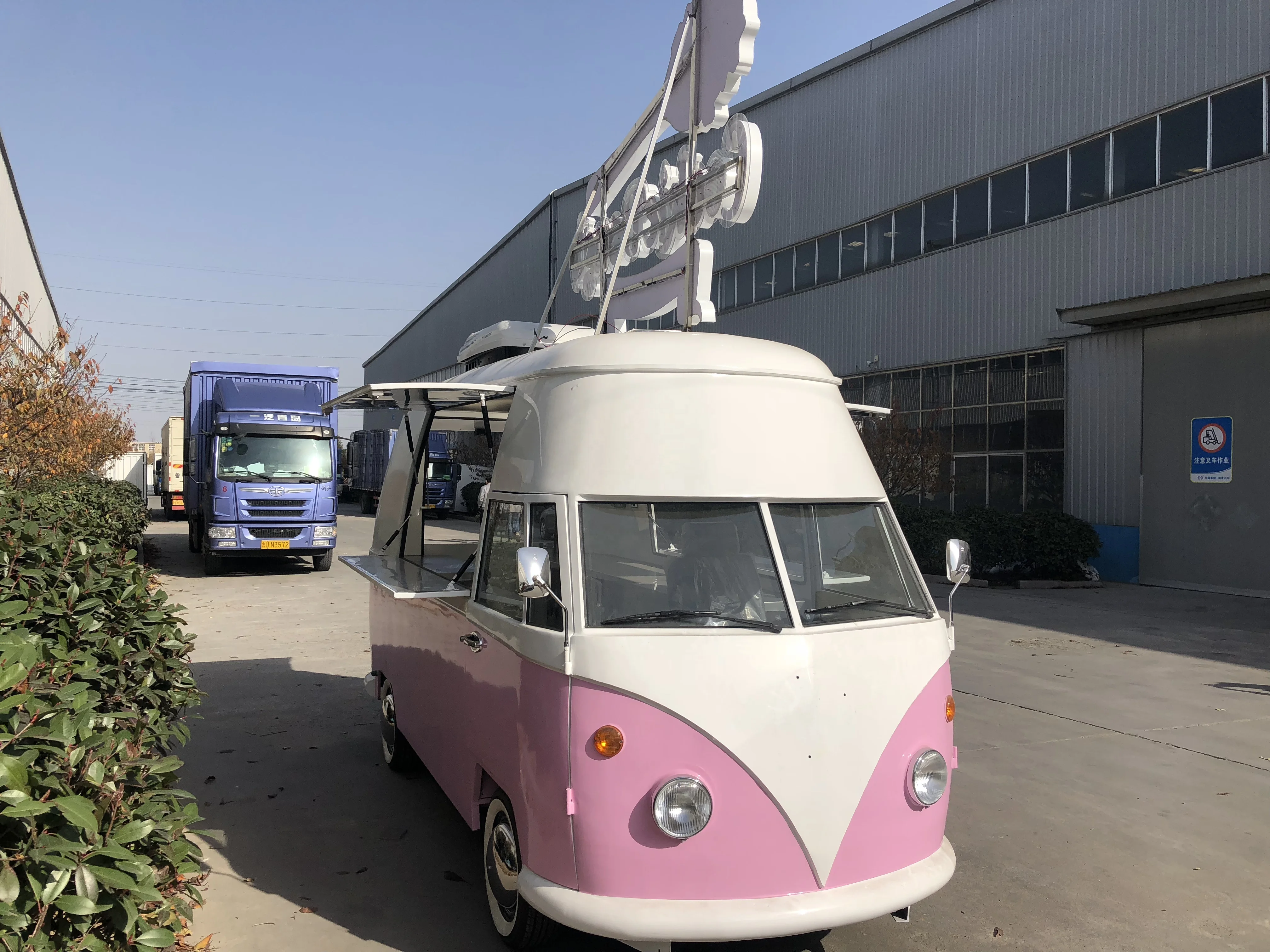 
Best selling WNP vw kombi ice cream stand mobile fast food truck with ice cream machine ice cream food truck for sale USA 