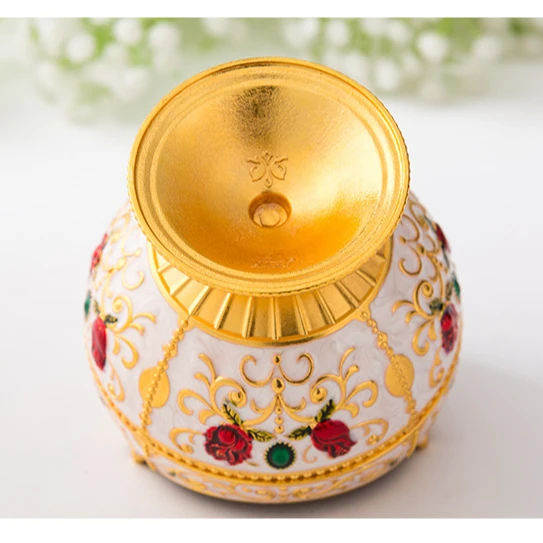 Creative metal globe with lid ashtray boyfriend holiday gifts handmade tea table decoration ashtray