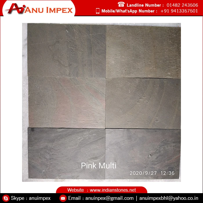 Top Quality Pink Multi Stone Veneer On Villa Interior Decorating Stone Veneer At Latest Discounted Price