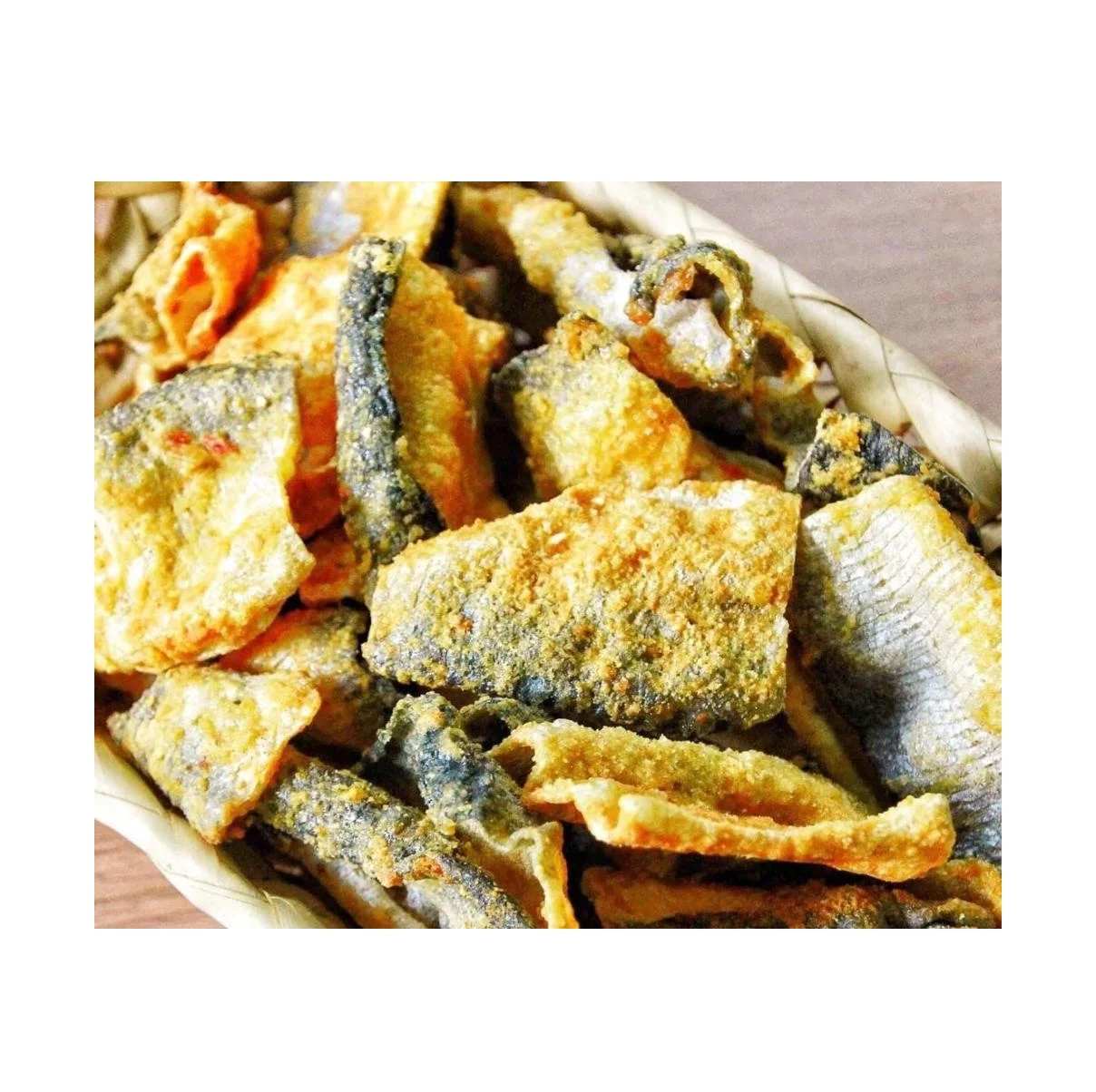 CRISPY SALTTED EGG FISH SKIN SEAFOOD SNACK - DRIED FISH SKIN FROM VIETNAM WITH HIGH QUALITY//Rachel: +84896436456