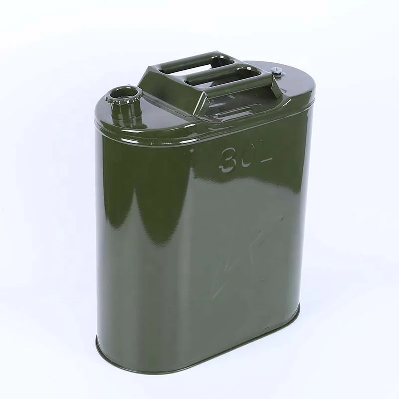 5 Gallon 20L Gas Jerry Can Fuel Steel Tank Green