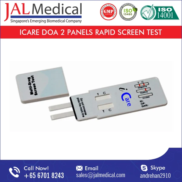 
Suitable for Point-of-Care Testing (POCT) Easy to Use DOA Panel Drug Abuse Test Kit 
