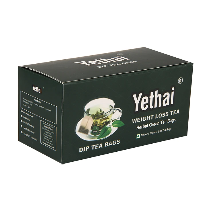 100% Natural & Organic Blended Fresh Weight Loss Slimming DIP Herbal Green Tea Bags at Best Competitive Price