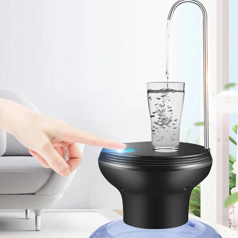 LED Water Dispenser USB Recheargable Home Charging Bucket Automatic Fluid Dispenser USB Rechargeable Durable Electric Water Pump