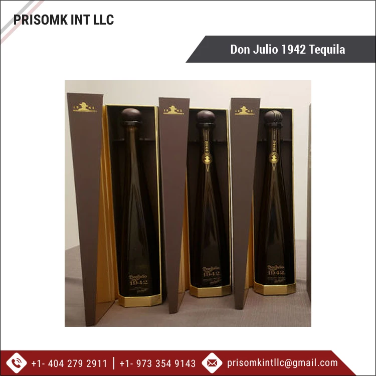 Good Quality Bulk Agave Flavored Best Alcoholic Beverage Don Julio 1942 Tequila 750ml from Trusted Supplier