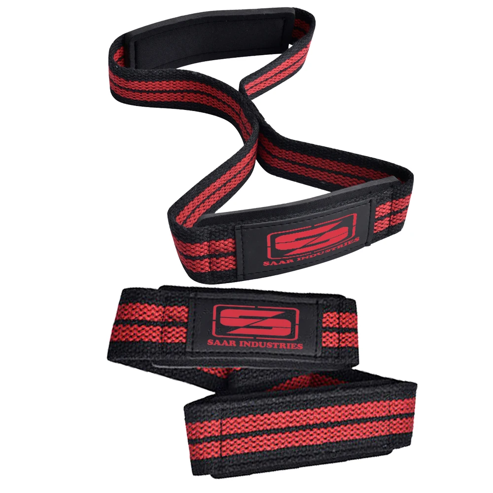 Dead Lift Wrist Support Figure Eight Straps Customize Logo Color & Design Best Selling Figure 8 Straps