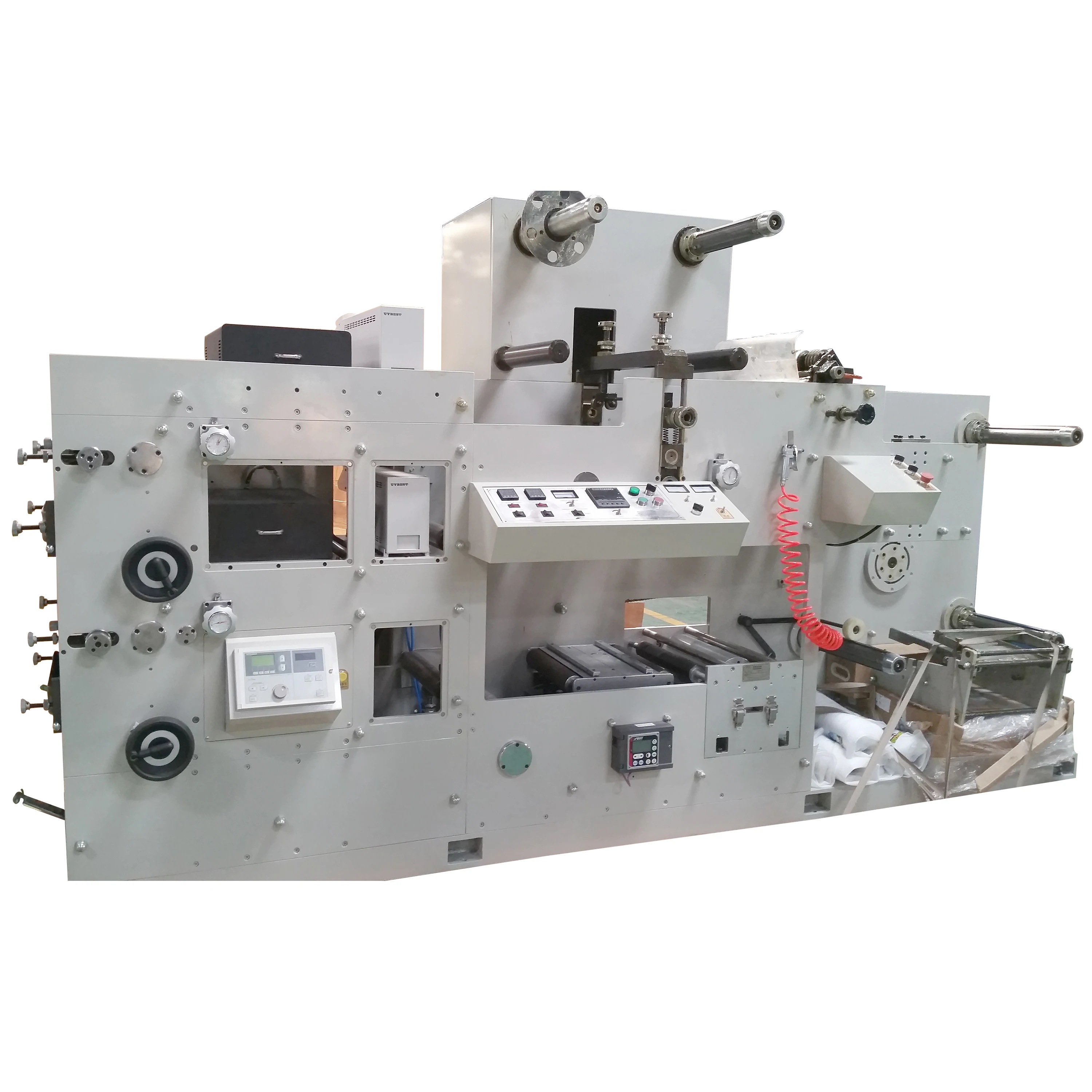 Флексографическая машина для печати карт ПВХ, машина для печати на водной масле, пищевой пленке, этикетки, термобумага, рулон этикеток