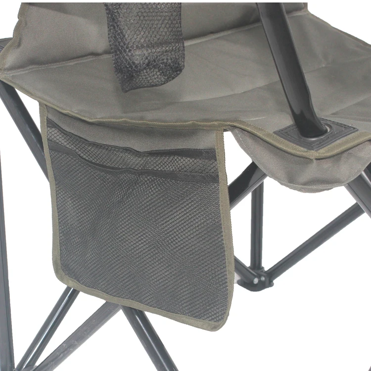 Padded  deluxe  beach chair folding portable camping garden beach armchair with cup holder