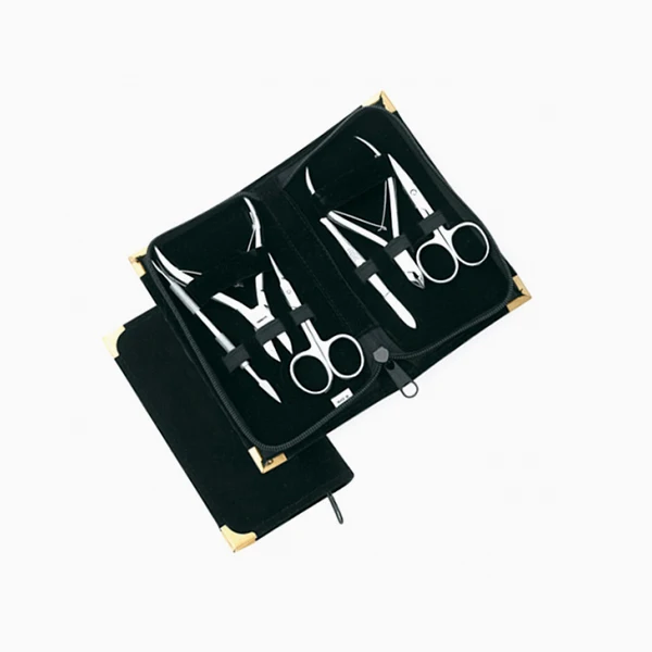 Professional Manicure 6 Pcs Set Silver Color Stainless Steel Beauty Instruments Fully Customized Pedicure Equipment Kit