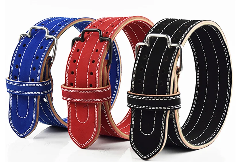 Пояс из коричневой кожи для тяжелой атлетики