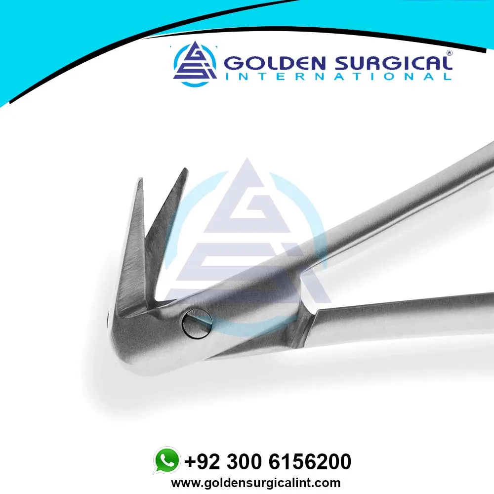 V-Neck Micro Fine Blades Potts Scissors Angled , Flat Handle, Stainless Steel | medical Surgical Scissors High Quality