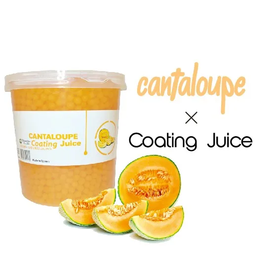 
Taiwan bubble tea Cantaloupe coating juice boba 