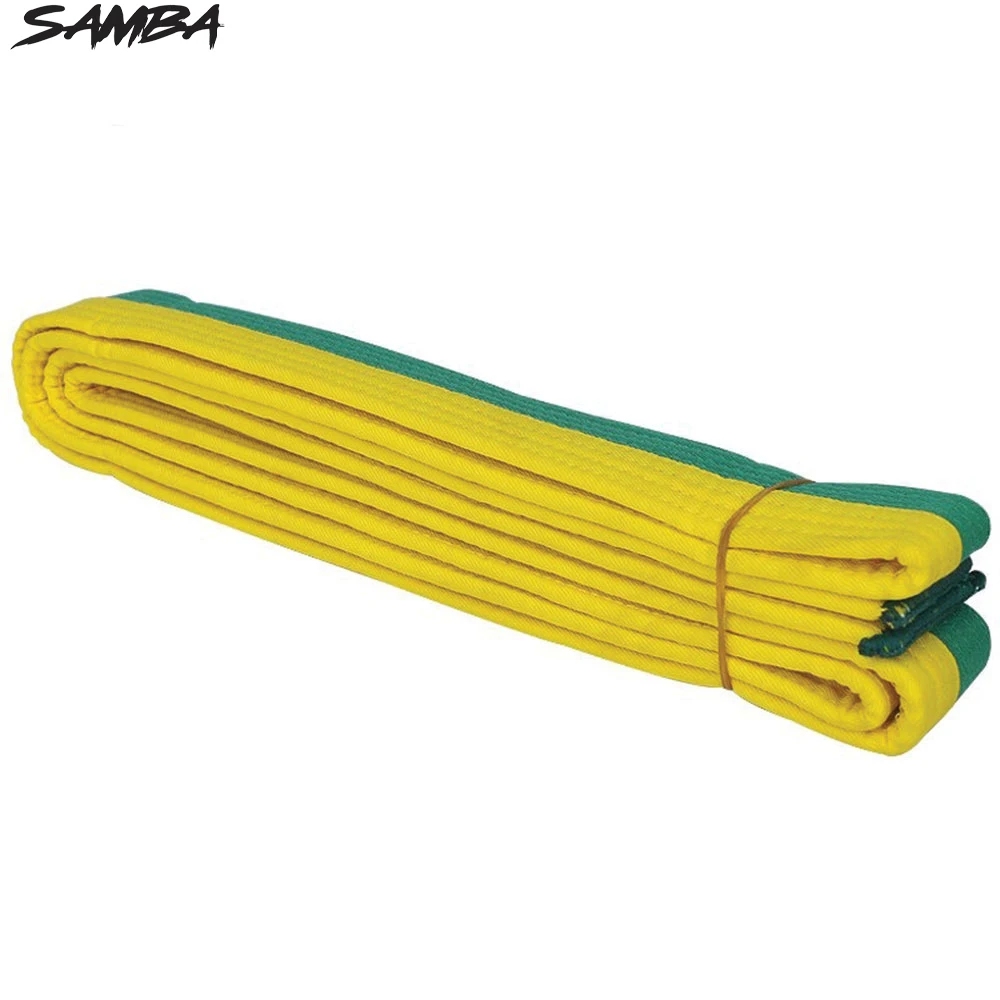 2021Custom Made Embroidered Karate Belts Bjj Gi Professional Jiu Jitsu Belts 100%Cotton Martial Arts Belts custom made Brazilian