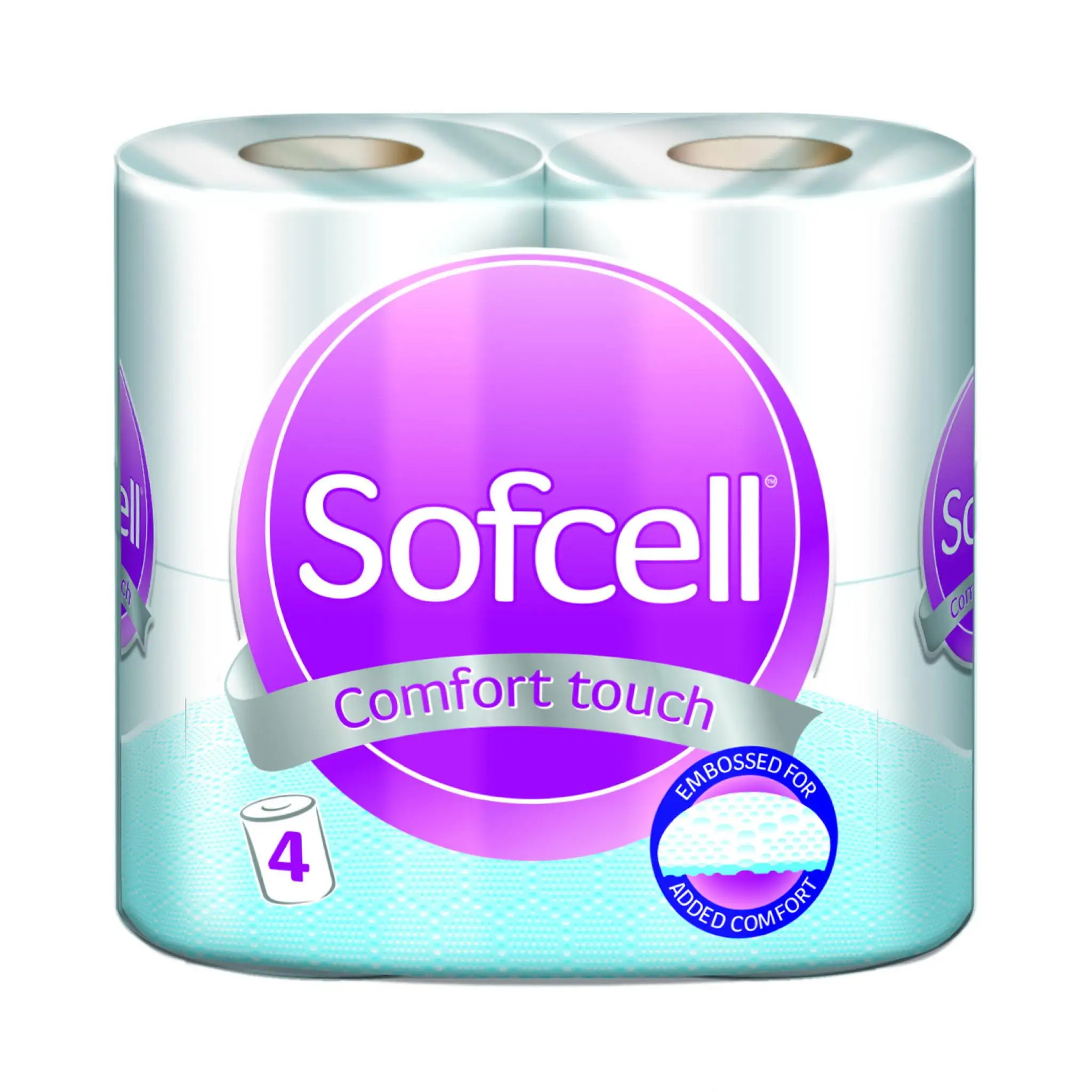 Softcell Toilet Roll, Paper, Super Soft, Strong, Quilted, UK Manufactured