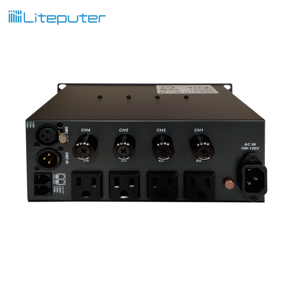 4 канала DMX регулятор света