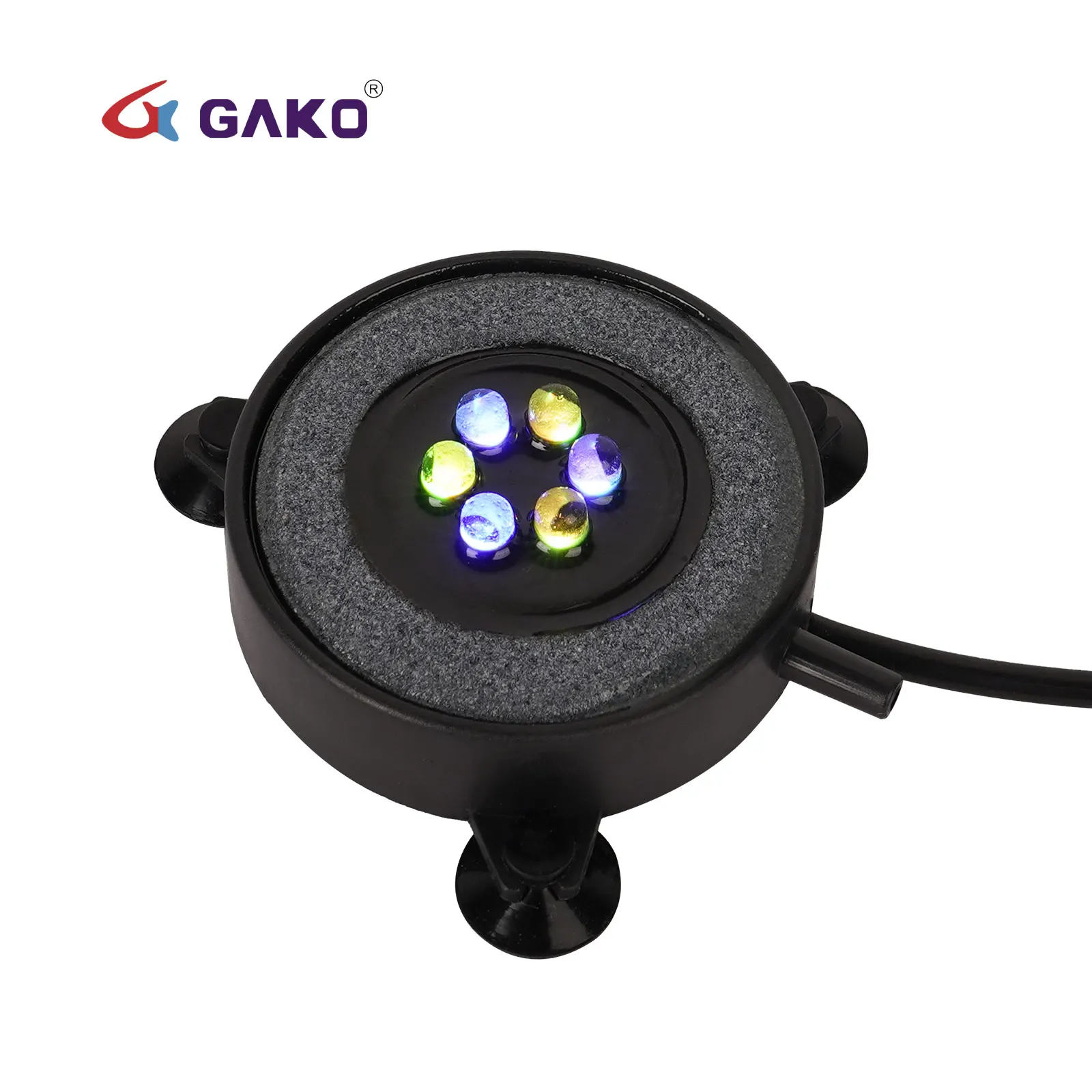 GAKO QPL-50 Color Changeable LED Aquarium Bubble Light,Fully Submerged water bubble light tubes,Multi Size Fish Tank
