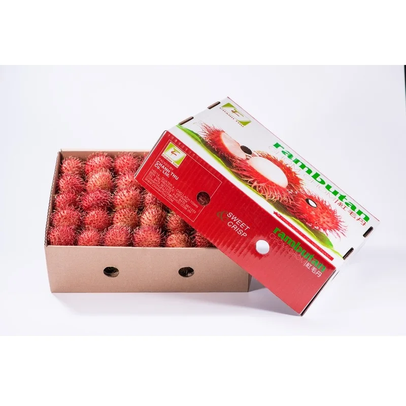 Hot Sale 28-35 Pieces/kg Common Cultivation Type Carton Box Packaging Sweet Taste Rambutan Export From Vietnam