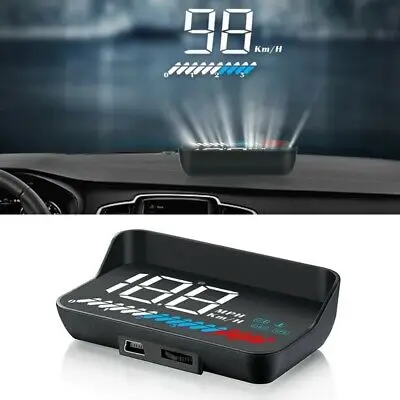 2020 Новый HUD M7 автомобиля головой вверх дисплей OBD2II Headup скорость проектор Авто сканер OBD Спидометр Hud