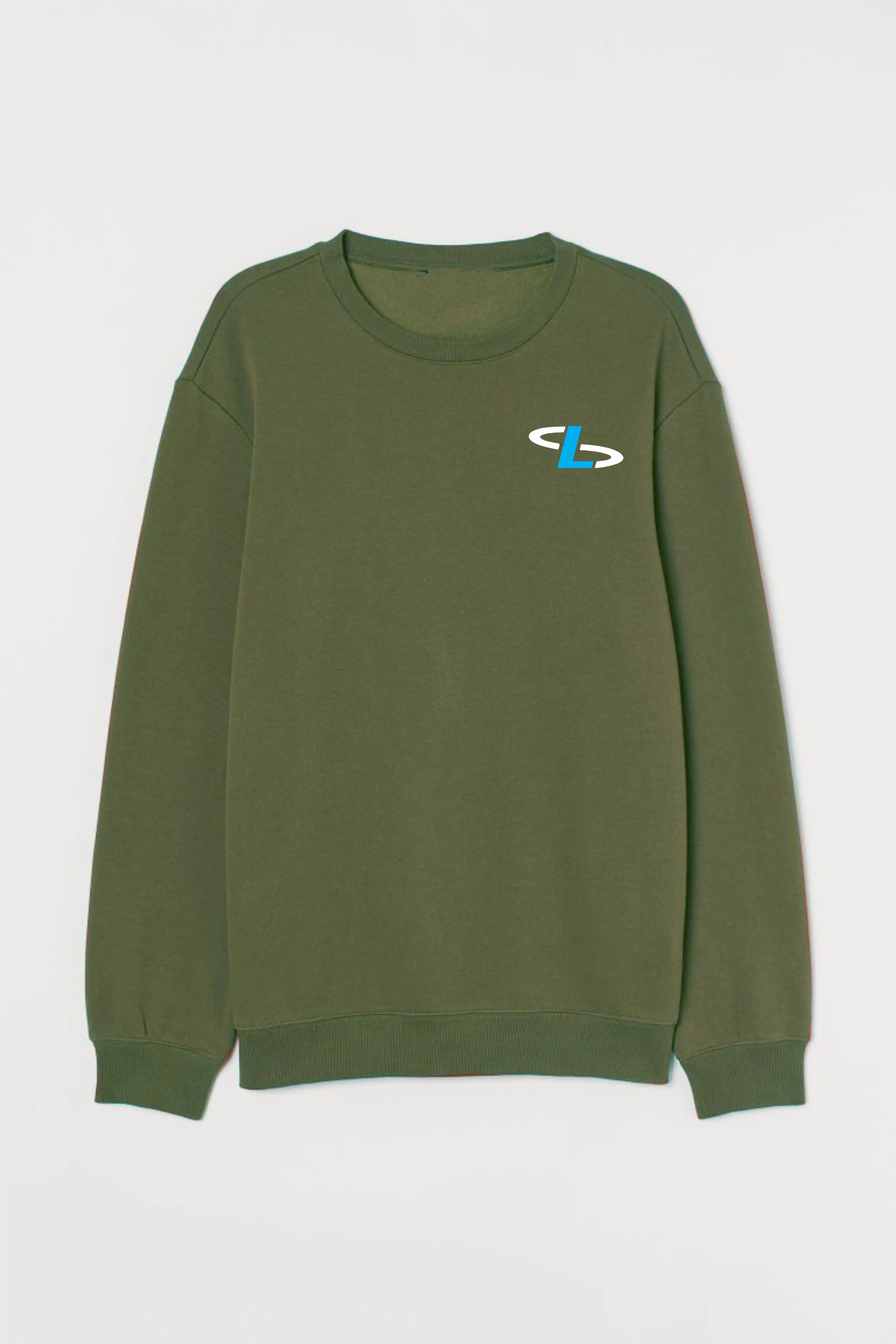 
Fashion Fleece Crew Neck Men Clothes Loose Fit Long Sleeve Printed Crewneck Sweatshirt 