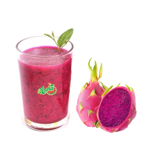 Vietnamese Frozen Red Dragon fruit Puree with seed