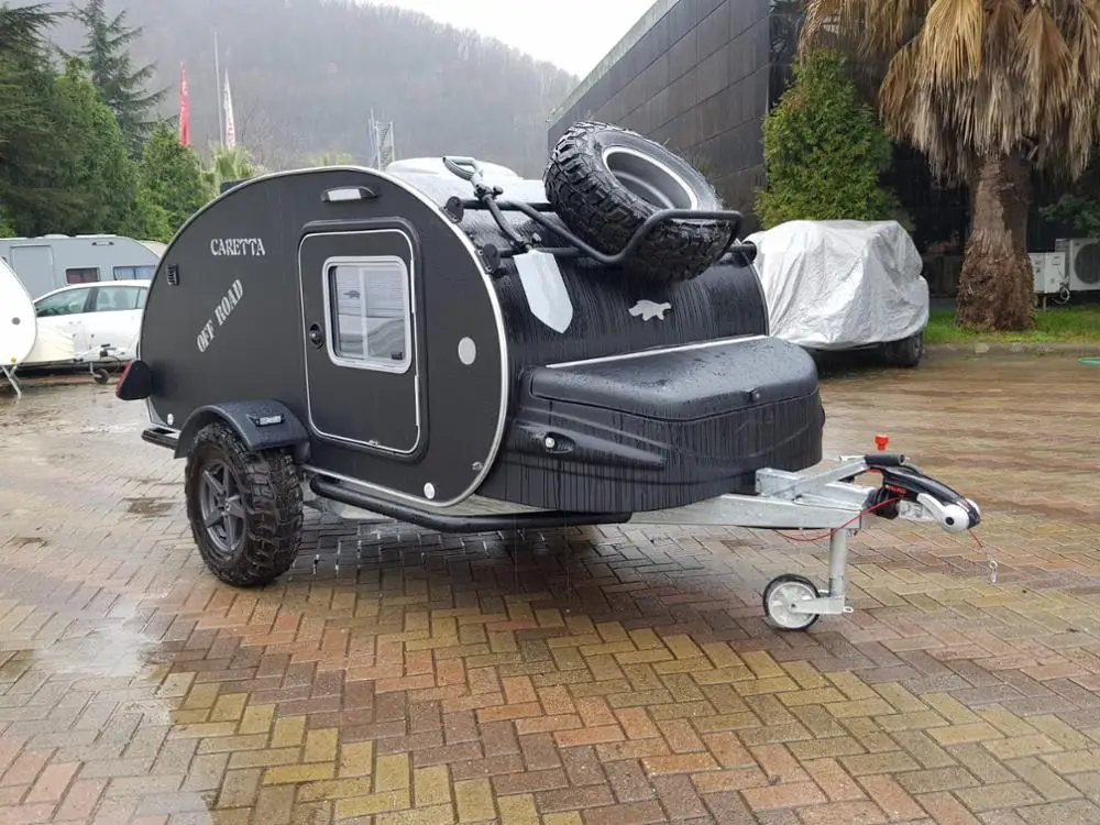 Mini Teardrop Caravan Lightweight Camper Trailer Practical RV for Sale