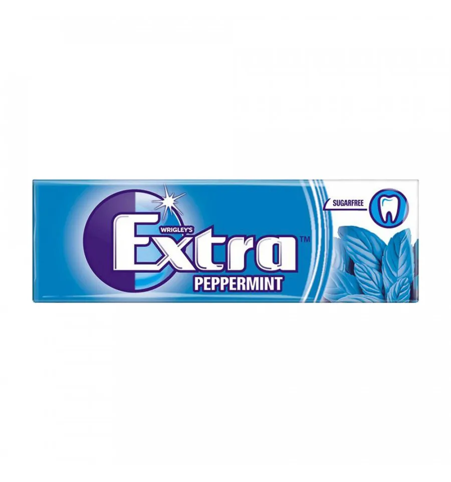
wrigely extra bubble mint gum 