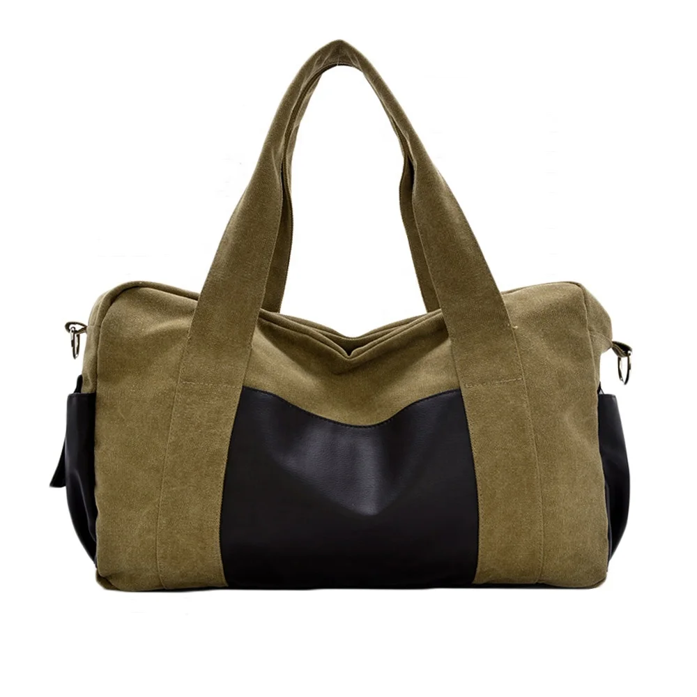 Popular New Design Lightweight Canvas Sports soft Travel Man handBag Duffle Bag