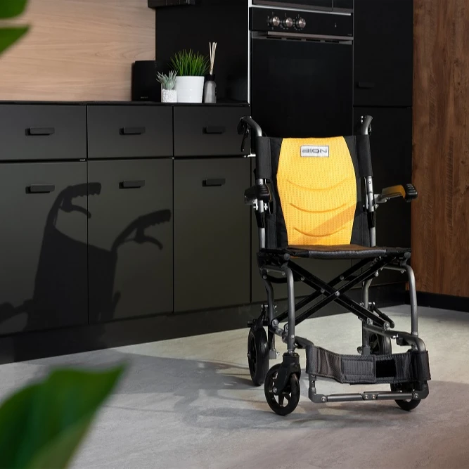 [BION] Traveller Elite Manual Wheelchair Foldable For Elderly Wheel Chair Lightweight Singapore Brand
