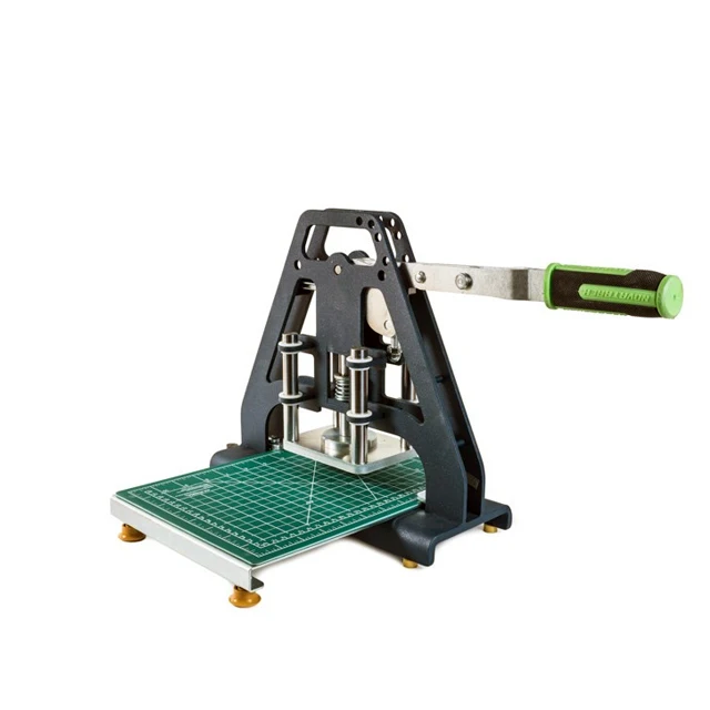 Leather / Cardboard / Plastic / Fabric / Paper/  Magnetic vinyl die cutting machine ELTON + die cut