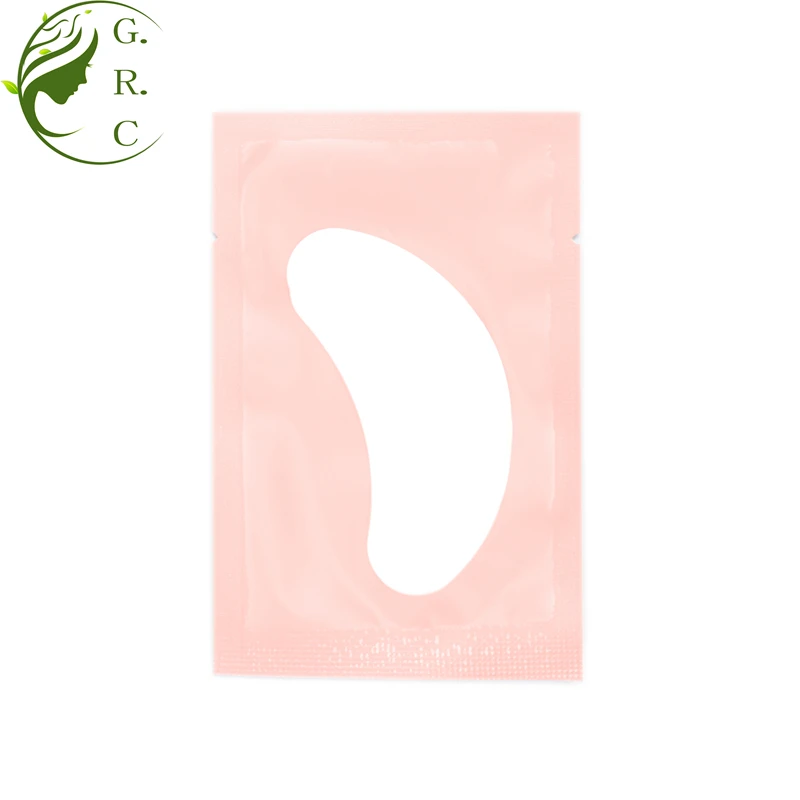 Private label hydrogel gold lint free makeup remover under eye pads for eyelash extensions